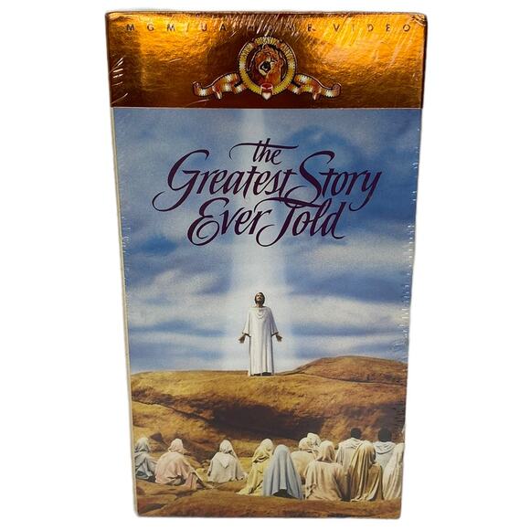 The Greatest Story Ever Told VHS Set Factory Sealed - Picture 4 of 5